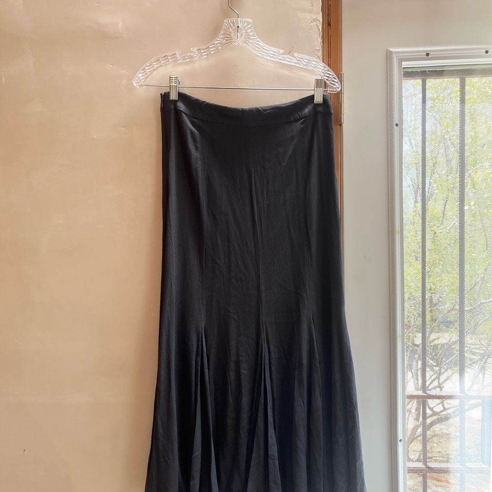 Sies Marjan Grey/Blue Pleated Maxi Skirt